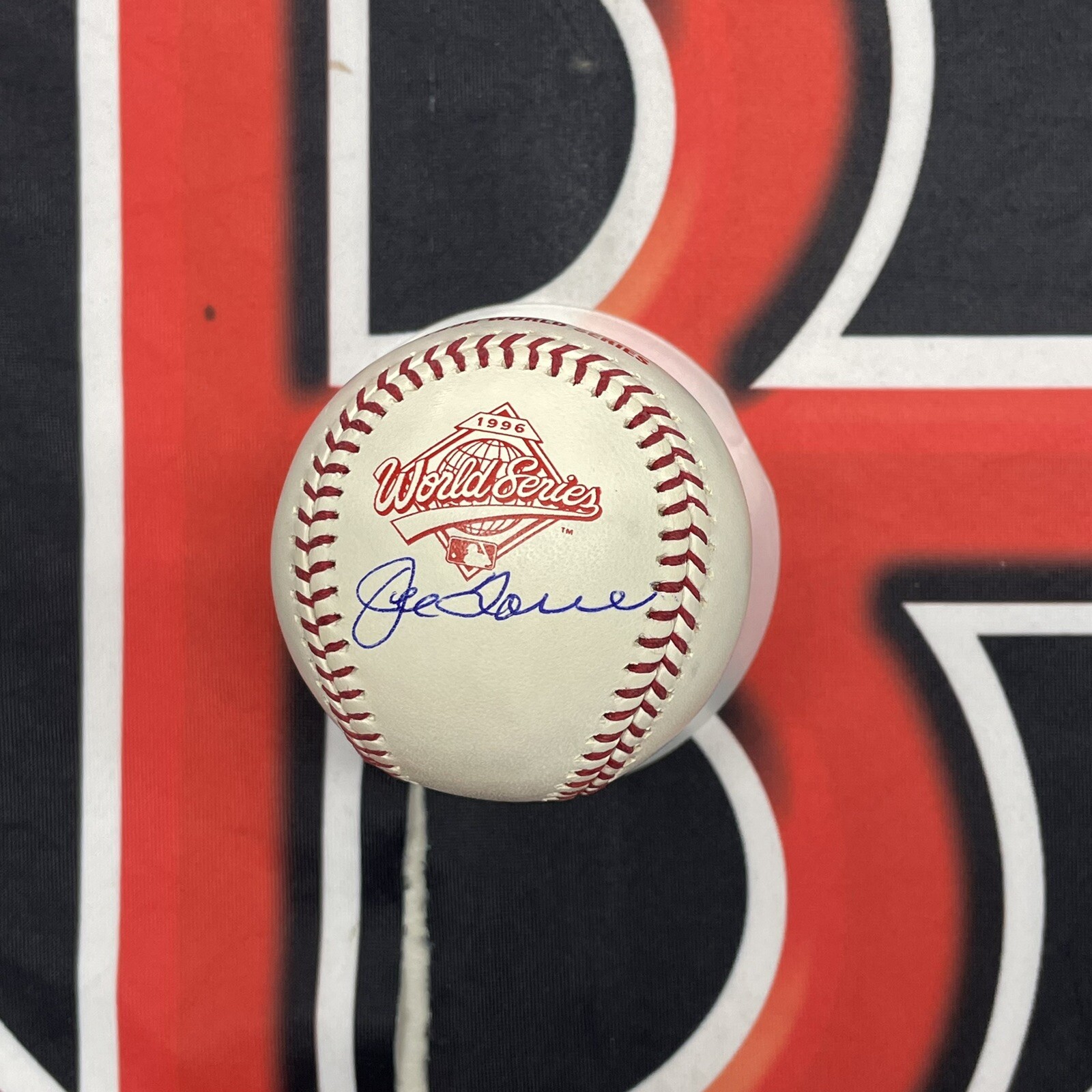 Joe Torre Autographed Signed New York Yankees 1996 Logo Ball OMLB Beckett BAS 