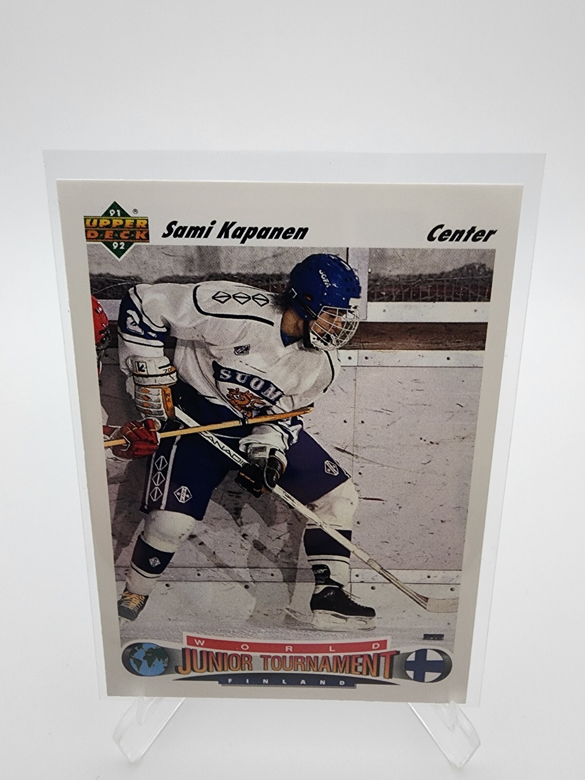 1991-92 Upper Deck Hockey #674 Sami Kapanen (RC)