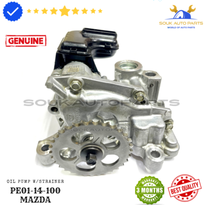 PE01-14-100 OIL PUMP WITH STRAINER For Mazda 3 CX-3 CX-5 MX-5