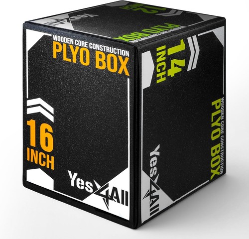 3-in-1 weich gepolsterte Plyo Box mit Holzkern rutschfest Mehrzweck gepolstert - Bild 8 von 12