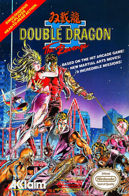Double Dragon II The Revenge Nintendo NES Retro Game Poster (tiep)