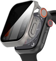 SchutzhüLle FüR Apple Watch 44Mm UltradüNn Anti Spy PC Titanstahl Schutz Case