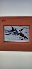 Vintage Slide Photograph Image Of An FIII Fighter Jet Military Aviation
