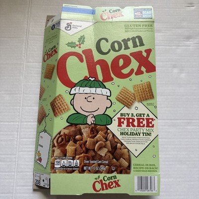 Corn Chex - With Charlie Brown From Charlie Brown (box only) (see description )