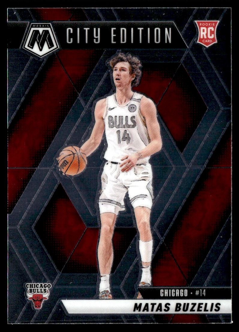 2024-25 Panini Mosaic City Edition (Base) Matas Buzelis RC Chicago Bulls #273