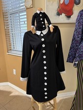 The Addams Family Wednesday Large Costume w/ Headless Doll Missing Tights