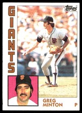 Greg Minton 1984 Topps #205 Giants MLB READ FREE SHIPPING AutographDen