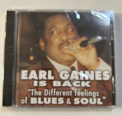 NEW Earl Gaines Is Back, Different Feelings of Blues & Soul, CD Blue-Eye Music