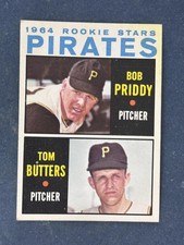 1964 Topps (Bob Priddy / Tom Butters) Pittsburgh Pirates GOOD (30966)