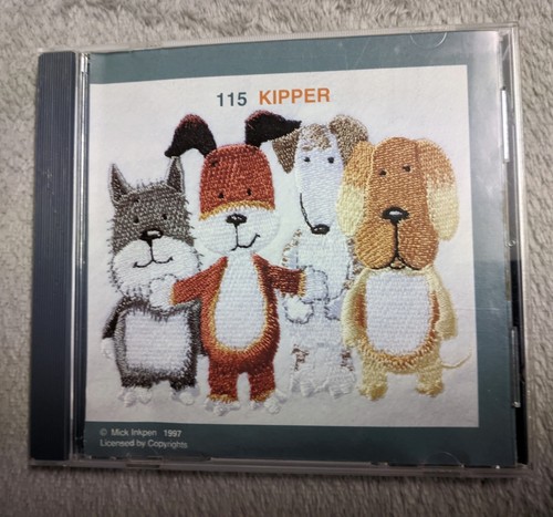Janome Embroidery Memory Card — Kipper the Dog | Card 115 | Licensed 1997 Rare