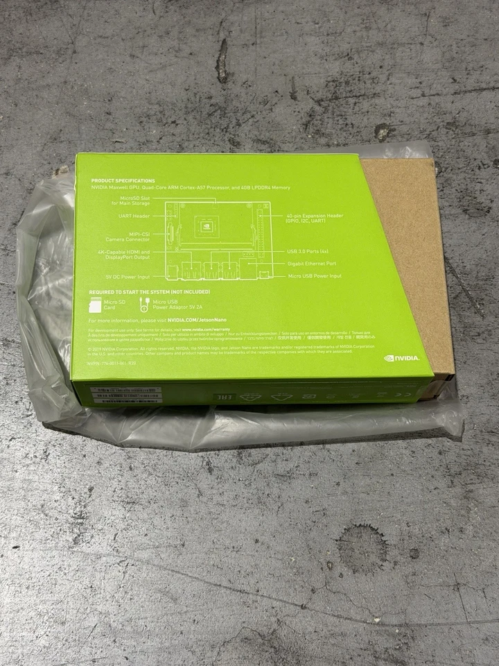 NVIDIA Jetson Nano Developer Kit 4GB RAM Quad-Core ARM Cortex-A57 AI Computer - Image 2 of 2