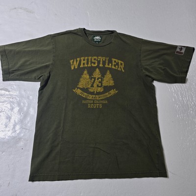 Roots Canada Whistler Shirt Mens Small Short Sleeve Vintage