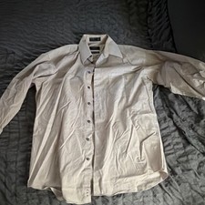 Claiborne Men's Wrinkle Free 100 Cotton Dress Shirt Beige 15 1/2 32/33