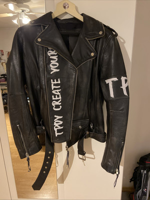 Nicht Getragene Lederjacke von  True Prodigy  Größe M