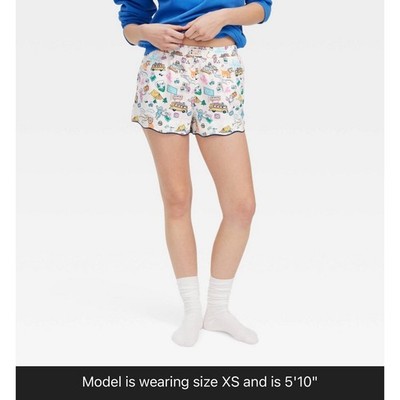 VIRAL Roller Rabbit Target Poplin Boxer Shorts Road trip Womens XXS