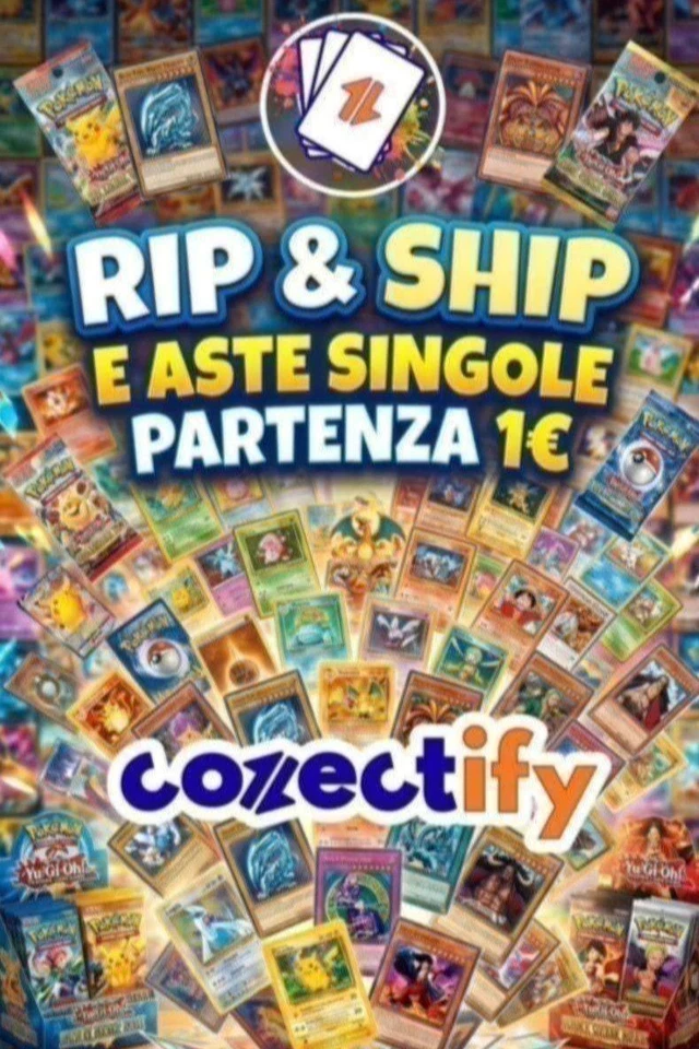 TUTTO ASTE 1€ 🔥 RIP&SHIP E CARTE SINGOLE IN ASTA!