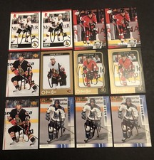 (Lot of 12) Chris Kelly Autographed Assorted Signed Cards
