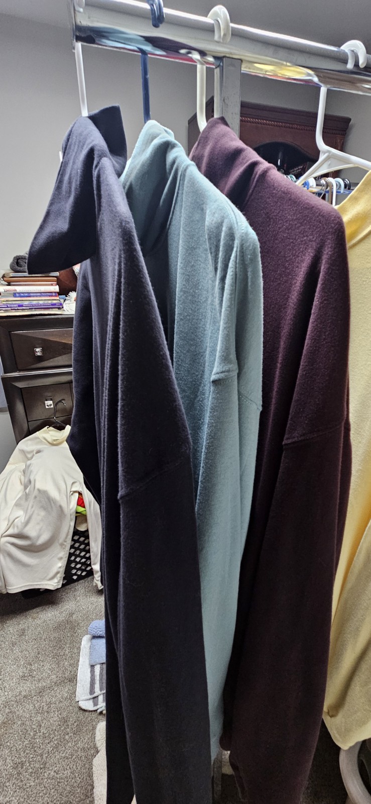 LL Bean Turtleneck Lot Of 3, Men's Size XXLT, Brown, Teal, Black, 5-day auction!