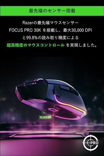 Razer Basilisk V3 Pro White Gaming Mouse Wireless Bluetooth Wireless Connection - Afbeelding 5 van 6