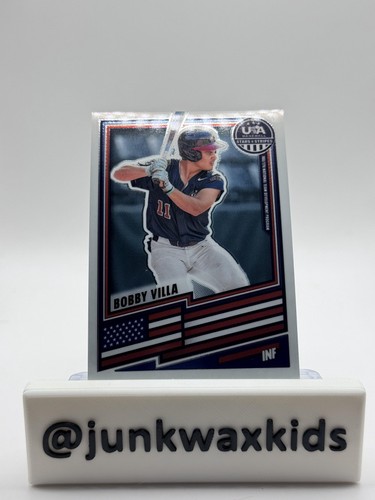 2026 Panini Stars & Stripes Prizm USA Baseball #49 Bobby Villa | Baseb