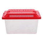 Desk Pet Habitat Containers Small Turtle Tank Kit Aquatic Travel Aquarium