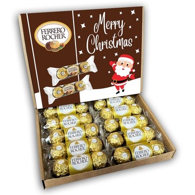 Ferrero Rocher Milchschokolade Haselnusskugeln Weihnachten Geschenkbox Geschenkkorb