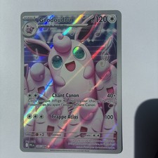 Carte Pokémon Grodoudou AR 105/094 ME02 Flammes Fantasmagoriques FR Neuve