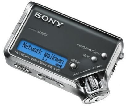 3128-希少 ! SONY Walkman NW-E95 + MDR-EX32 Sony Walkman NW-E95 Black ( 512 MB ) Digital Media Player for sale