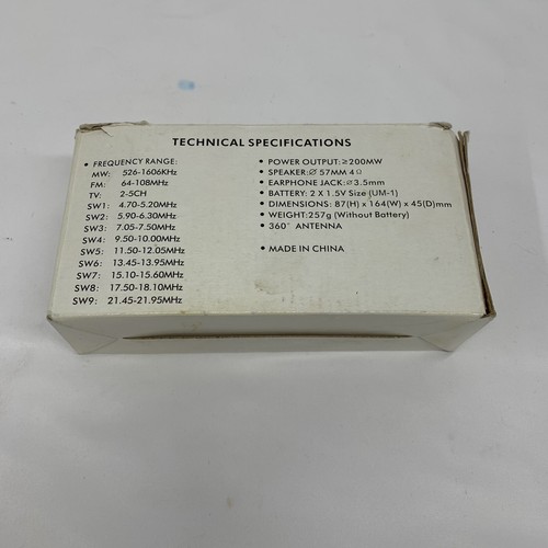 Borg Johnson HS-912R World-Wide Radio, FM/TV/MW (AM)/SW1-9 12 Band Receiver - Picture 9 of 10