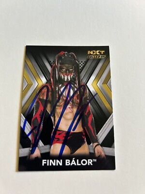 Finn Balor WWE Signed 2017 Topps NXT Call Up Card # 46