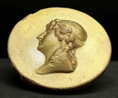 Busto británico de la reina Carolina de 1849 hecho en yeso firmado por Henning ¡escaso raro! - Imagen 6 de 13