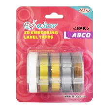 5  Replacement for Label Maker Refills 9mm*300cm/Roll Manual Embossing K3I8