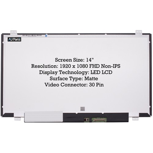 New Compatible Lenovo FRU 01EN100 14.0" LCD FHD Screen Display Matte 1920x1080 - Zdjęcie 2 z 4