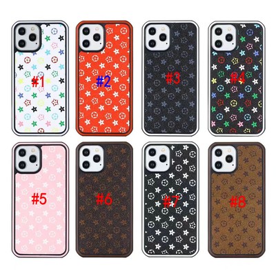 Flower Leather Case for iPhone 15 Pro Max 14 Plus 13/12/11 XR XS MAX 8L V Cover
