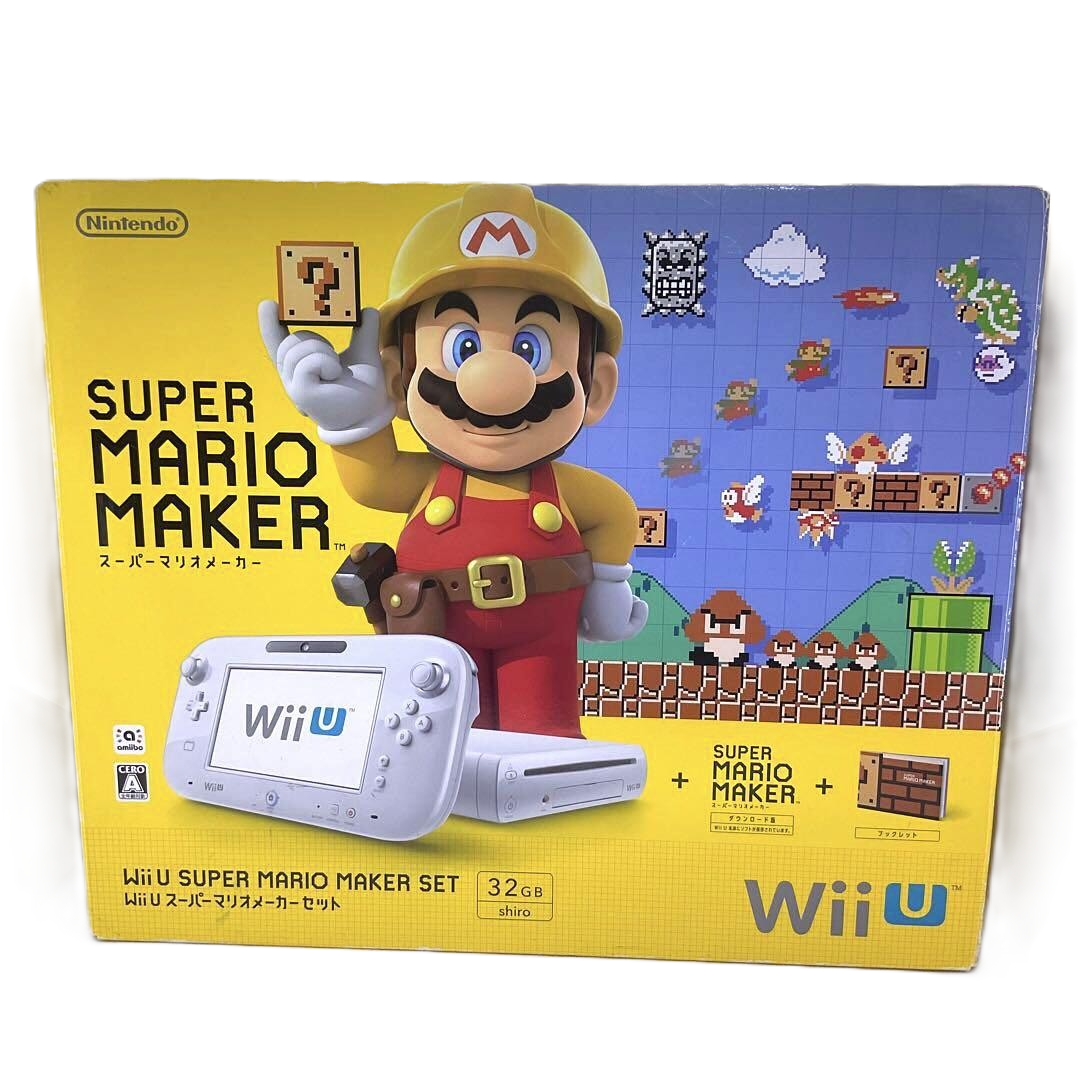 Nintendo Switch Wii U Super Mario Maker Set 32GB Nintendo Wii U Super Mario Maker 32GB Limited Edition Game console