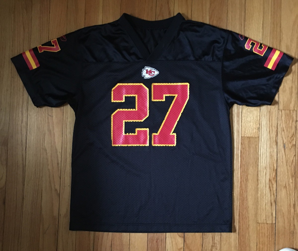 LARRY JOHNSON Kansas City Chiefs #27 NFL Football Reebok Jersey