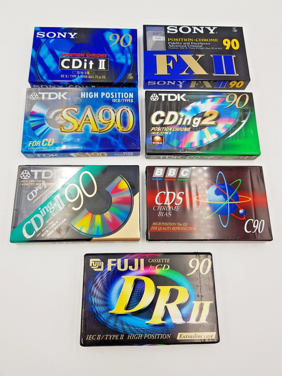 GALLUNOPTIMAL PT90 Audiocassettes – 90 Minuten, 5 Stuks, Professionele Geluidskwaliteit, Rookkleurig Met Labels, Ideaal Voor Retro-opnames En Dicteerapparaten