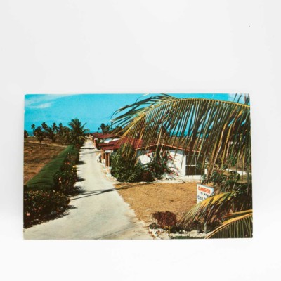 Greyhound Post House vintage postcard Grayhound Key Florida 2 over seas highway