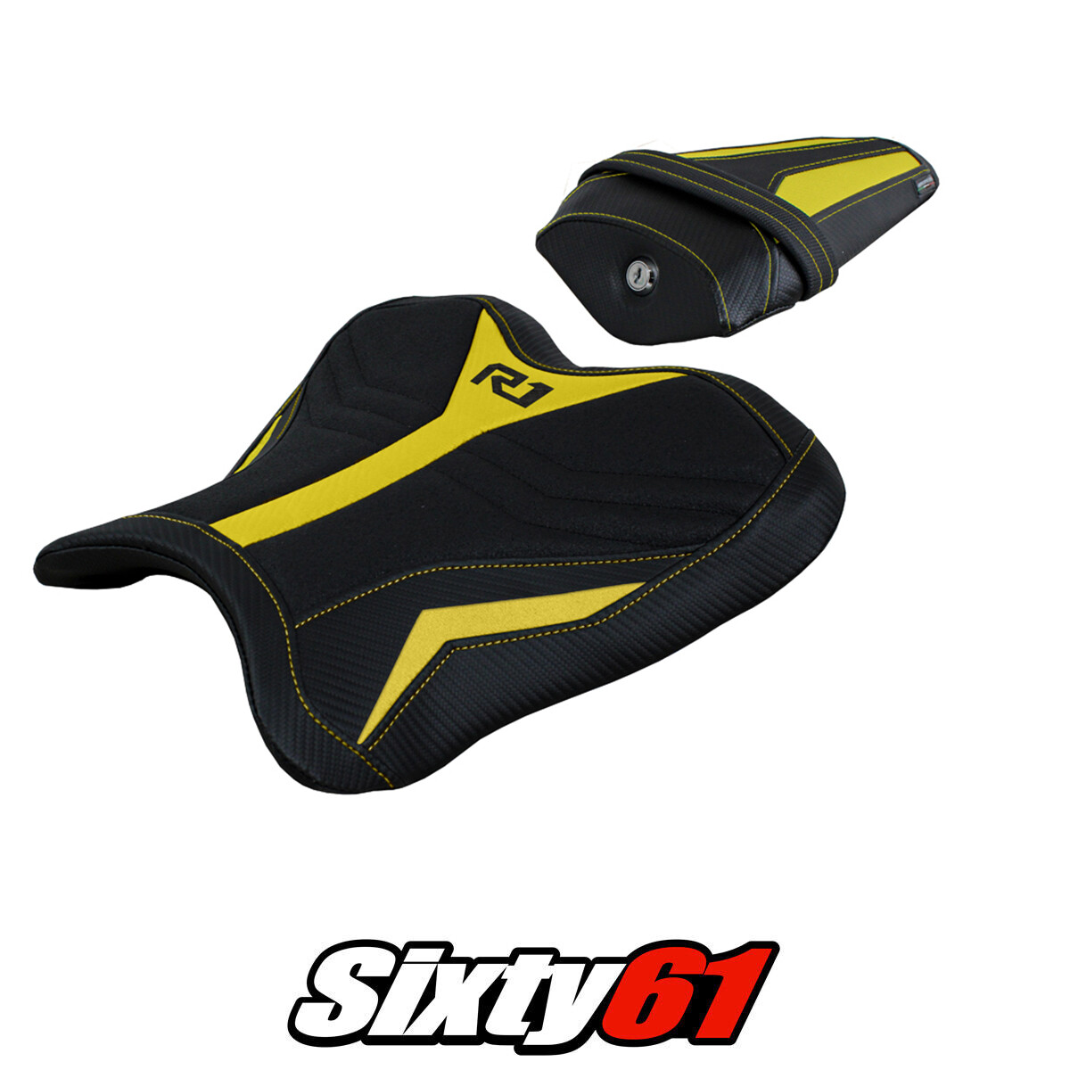 Yamaha YZF R1 2015-2023 2024 2025 2026 Seat Cover Tappezzeria Ultragrip Yellow