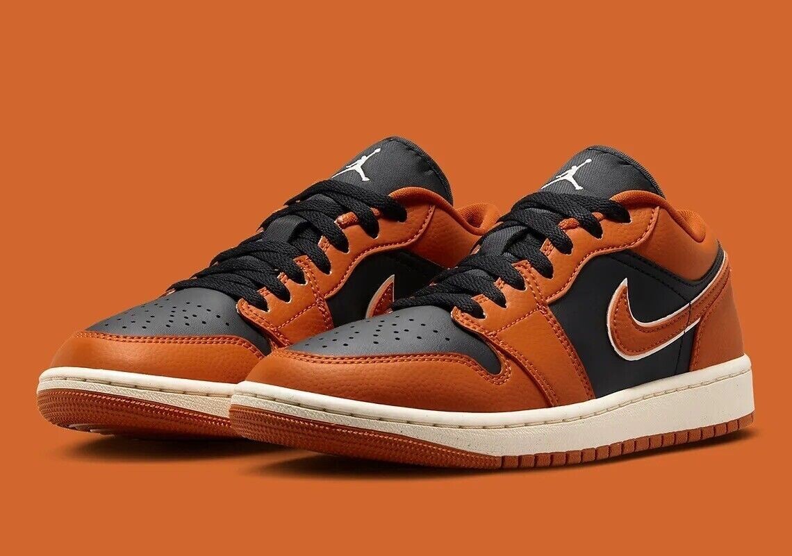 Nike Air Jordan 1 Low SE Shoes Sport Spice Black DV1299-800