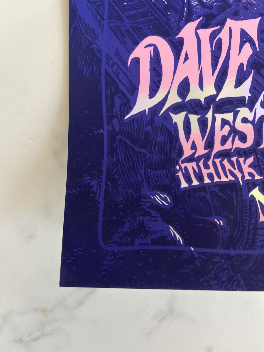 Dave Matthews Band West Palm Beach 5/25/24 Foil Poster SE-157/165