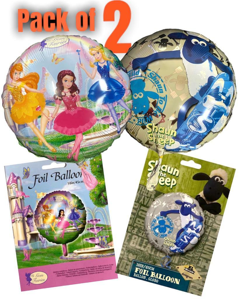 18'' Shaun The Sheep, Gem Round Celebration Party Decoration Foil
