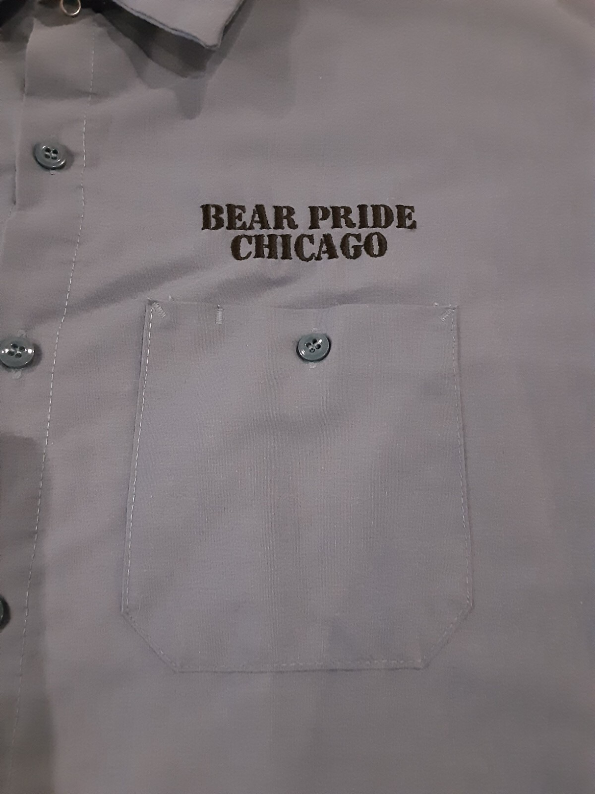"Bear Pride Chicago" Red Kap Button Down Work Shi… - image 3