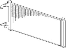 16550-36030 Toyota Radiator assy, intercooler cooling 1655036030, New Genuine OE
