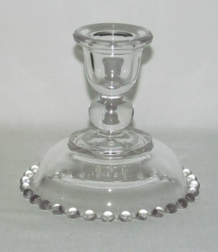 ImperialGlassCompany Candlewick 21点 Imperial Glass Co. CANDLEWICK Crystal Single One-Light Candle