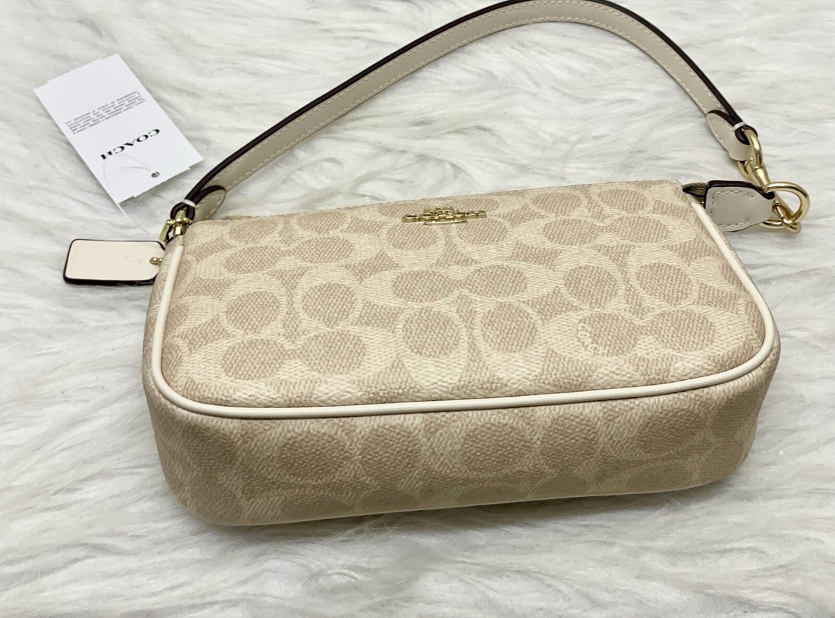 NWT Coach Nolita 19 In Signature Canvas CW426 Sand/Chalk | eBay