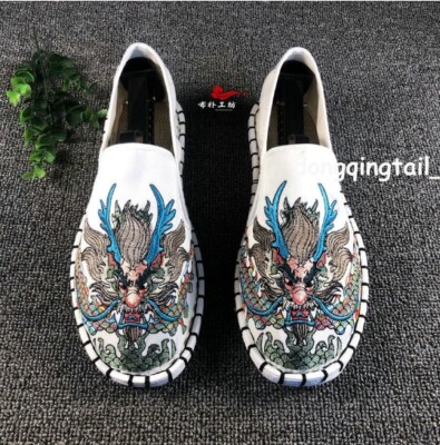 Chinese Ancient Style Cloth Shoes Exquisite Embroidered  Ethnic Style Shoes