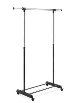 Whitmor Chrome Metal Clothes Rack 47.625 in. W x 64.5 in. H