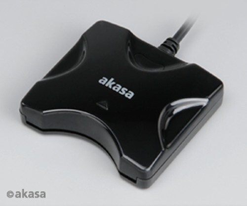 Akasa AK-CR-03BKV2 External Smart Card Reader - Picture 1 of 1