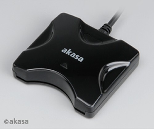 Akasa AK-CR-03BKV2 External Smart Card Reader  - Picture 1 of 1